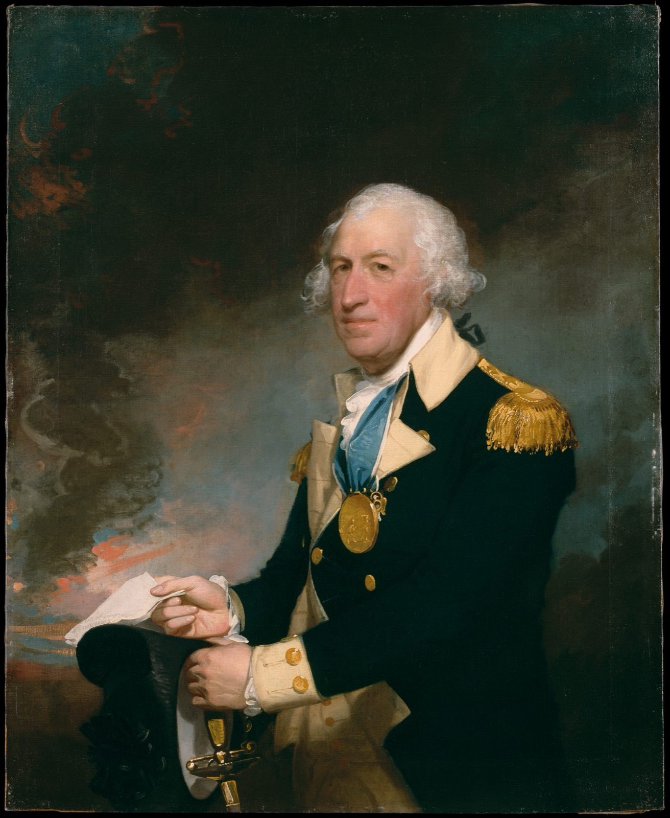 Gilbert Stuart's portrait of Continental Gen. Horatio Gates, who commanded the American army at the Battle of Camden